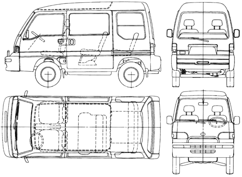 Subaru Libero: 10 фото